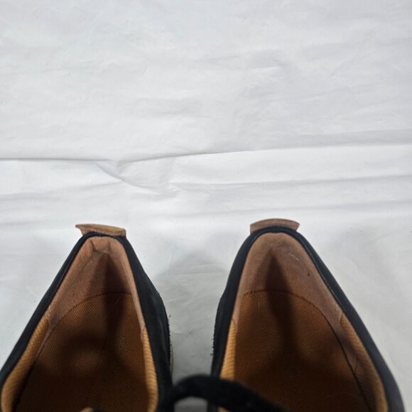 Ecco Sneakers Men Size 10 Black Leather Comfort Round Toe Lace Up Athleisure - Picture 8 of 10